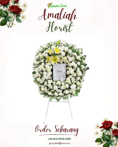 Krans Bunga Duka Cita di Antajaya